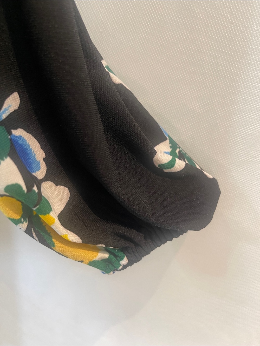 Nine West Black Long-Sleeve Floral Swing Dress - Picture 4 of 10